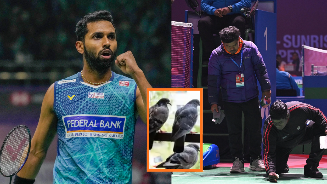 Drama in India Open as bird poop halts the match