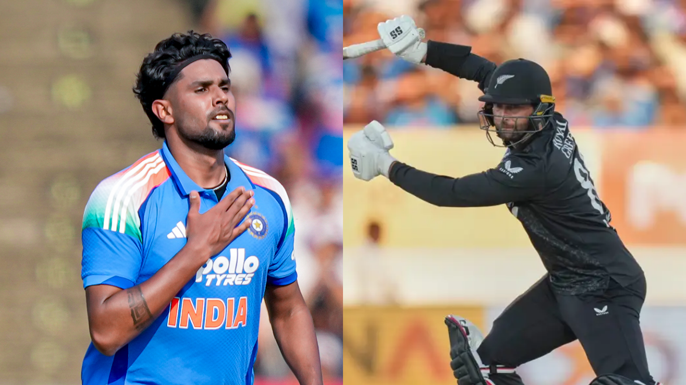 WATCH: Harshit gets Conway for 4th time in 4 matches