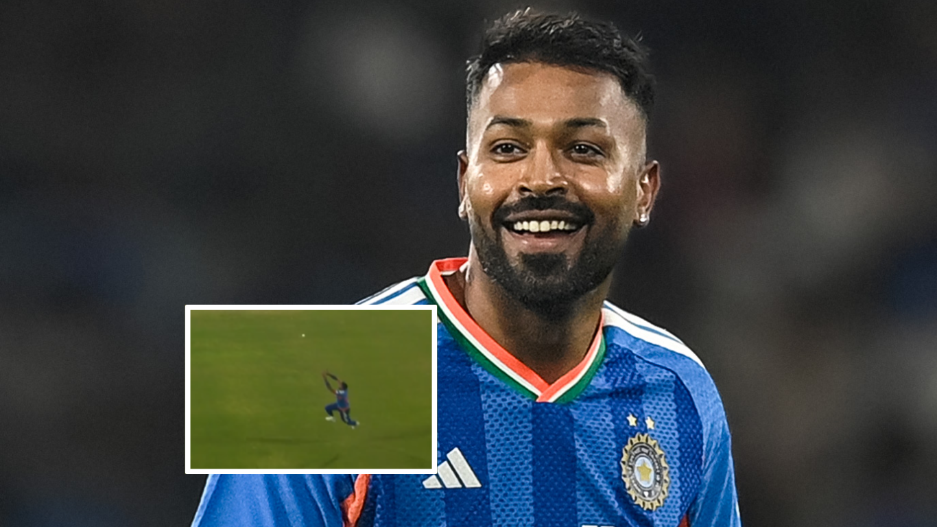 IND vs NZ: Watch Hardik Pandya's superman catch