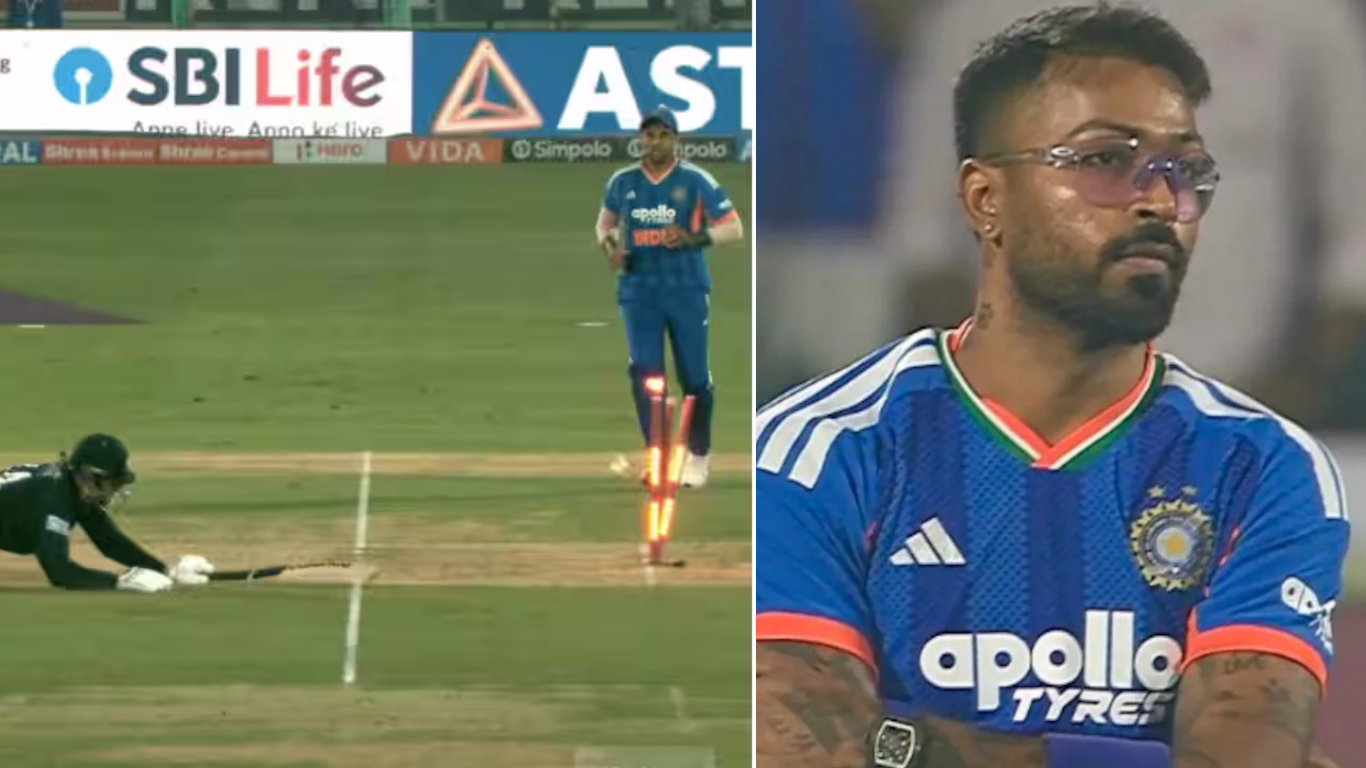 One throw, pure class: Pandya’s run-out stuns Santner