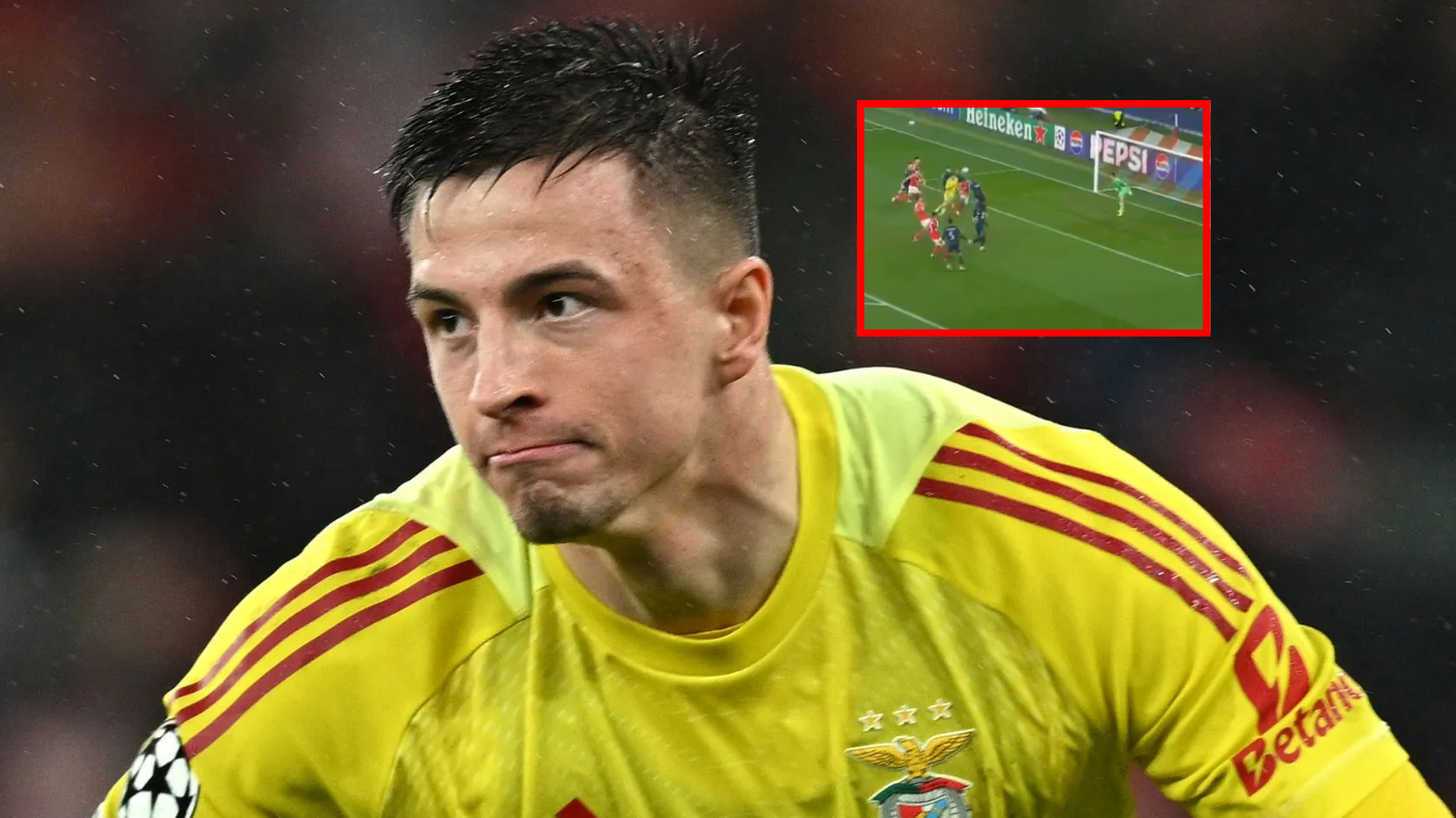 WATCH: Benfica goalkeeper scores 98th-minute goal to seal UCL knockout spot