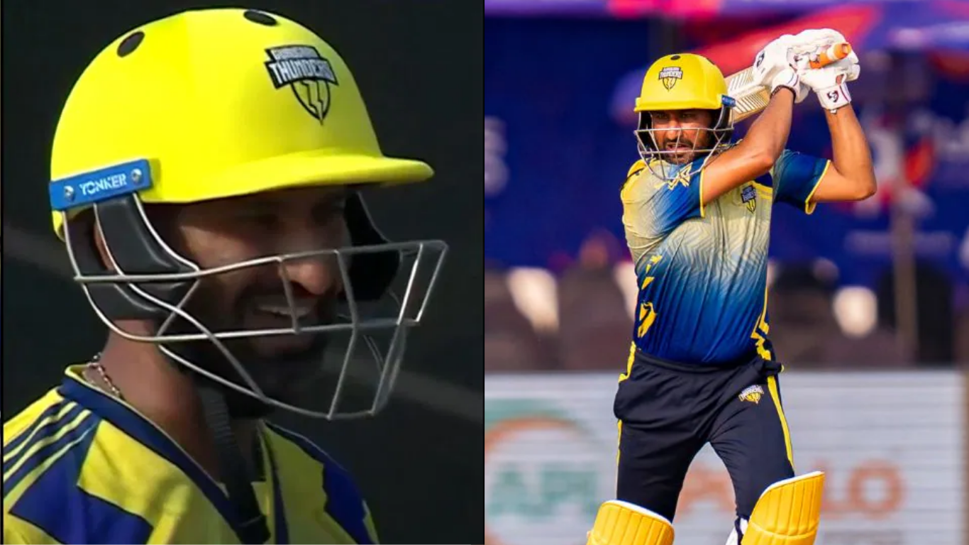 WATCH: Pujara scores 99 off 60 in Legends Pro League