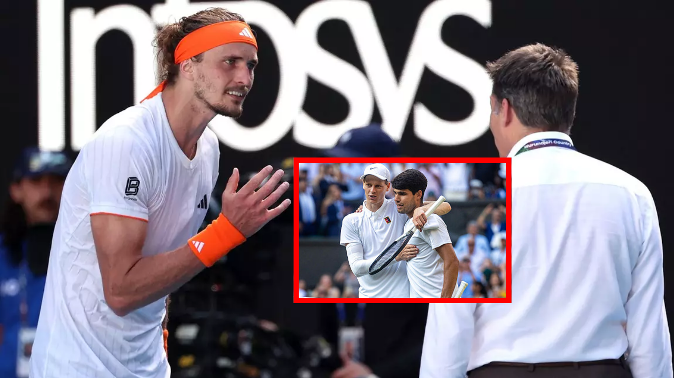 Australian Open: Zverev alleges officials protect Alcaraz & Sinner