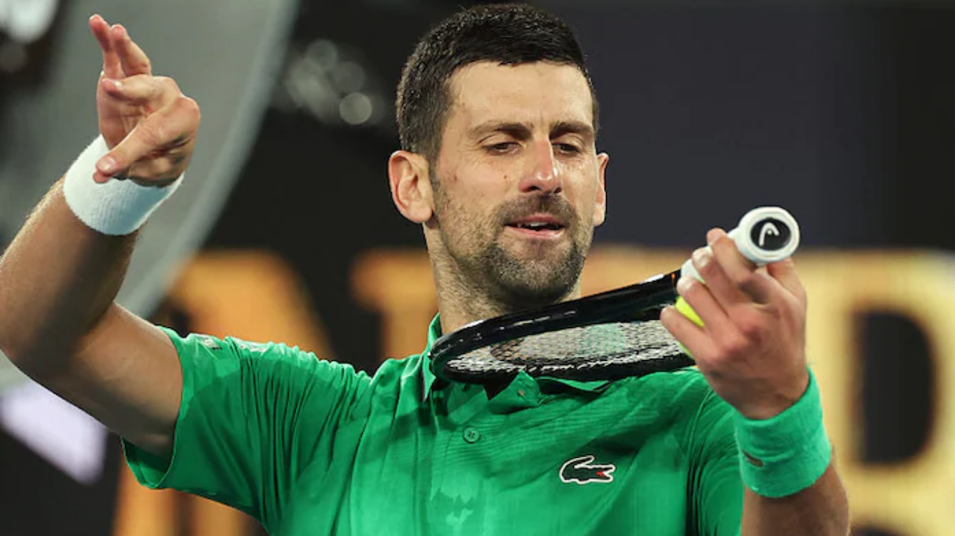 Australian Open: Watch Djokovic's crazy reaction after win over Sinner